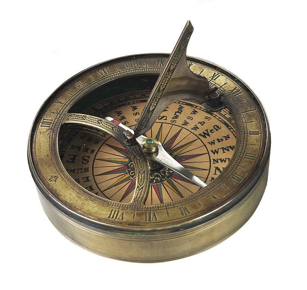 18Th C. Sundial & Compass – No Lid