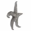 19″ Silver Pewter Textured Starfish Wall Art