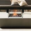 20″ Square Glass Fire Pit Flame Guard