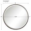 Ada Round Steel Mirror