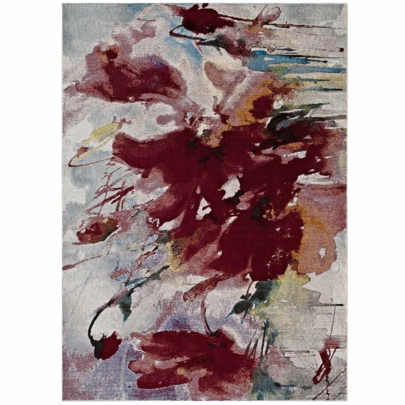 Blume Abstract Floral 4X6 Area Rug – R-1090-46