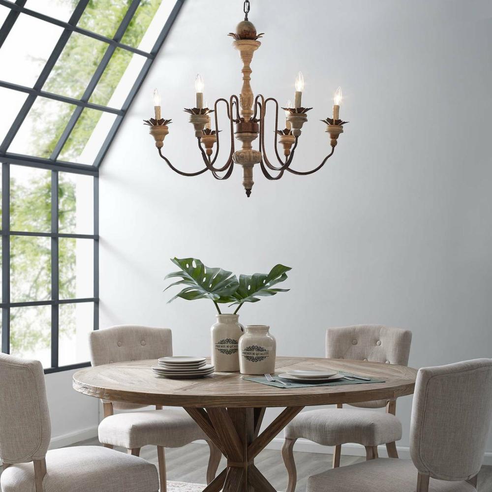 Bountiful Vintage French Pendant Ceiling Light Candelabra Chandelier – Eei-2888