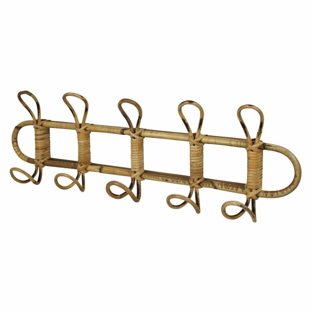 Cairo Wall Hook, Rattan  – 5 Hook