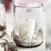 Candlelit Village Hurricanes & Votive Holder