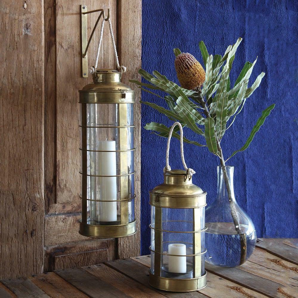 Caravan Brass Lantern – Antique Brass