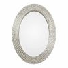 Conder Oval Silver Mirror