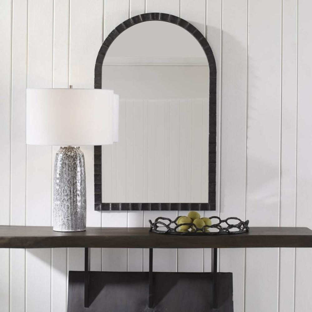 Dandridge Black Arch Mirror