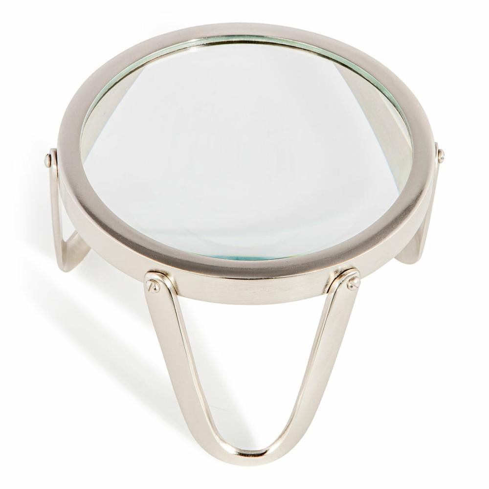 Desk Magnifier 4″, Pewter