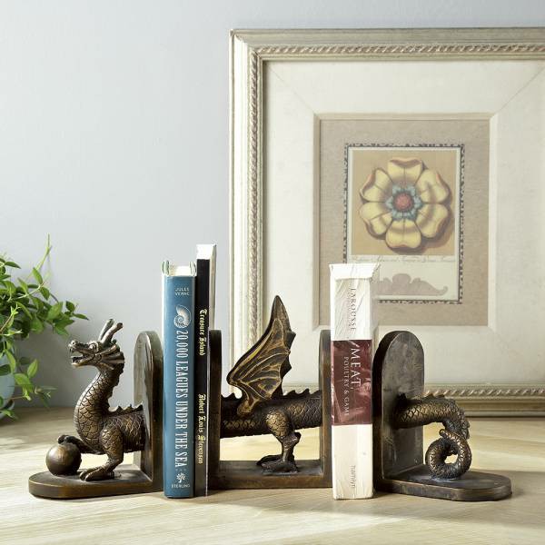 Dragon Bookends