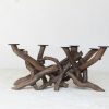 Driftwood Natural Dark Candelabra, Horizontal & Vertical