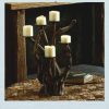 Driftwood Natural Dark Candelabra, Horizontal & Vertical