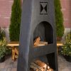 Fire Knight Steel Outdoor Fireplace