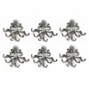 Floating Octopus Key Hooks Set Of 6