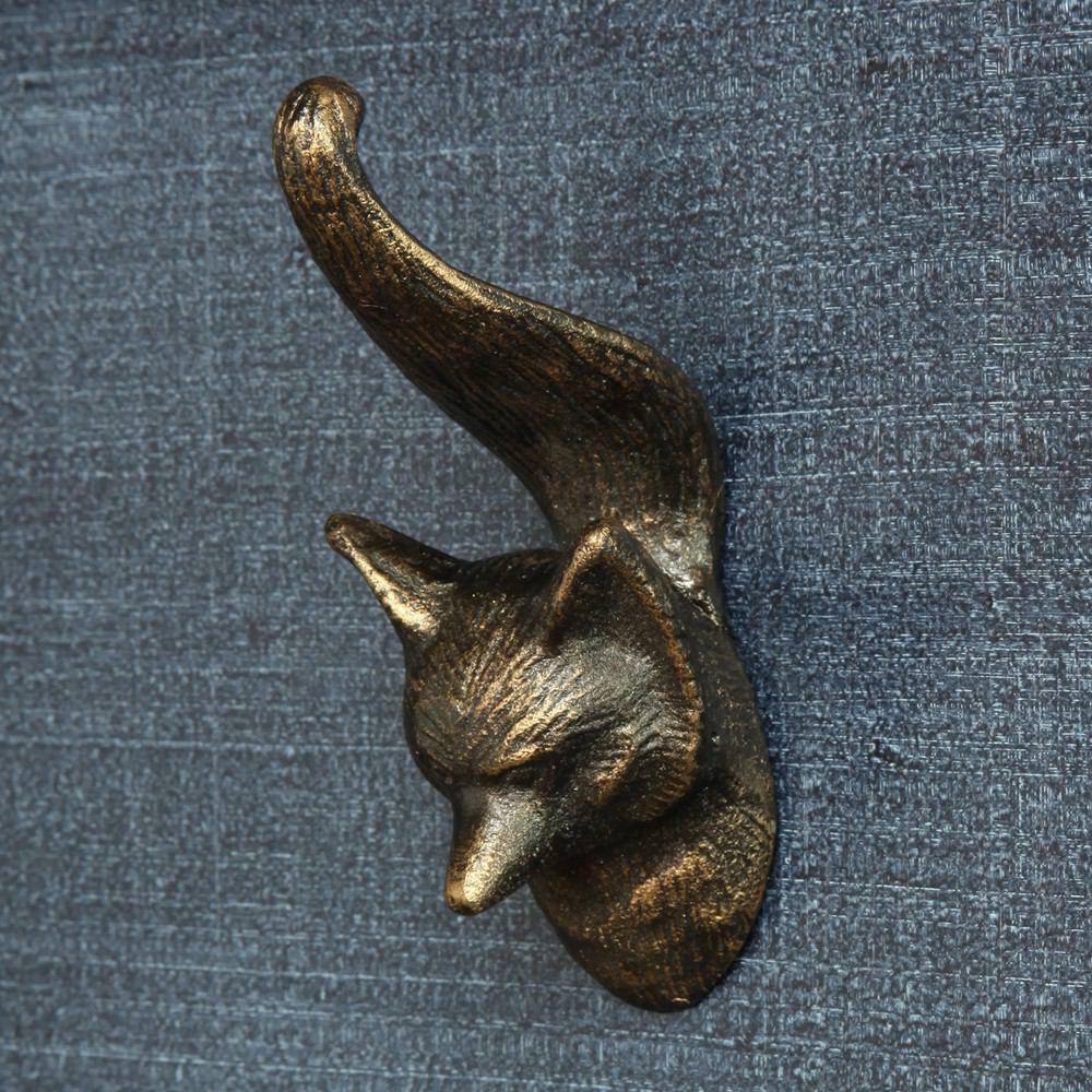 Fox Wall Hook – Cast Iron – Set Of 2