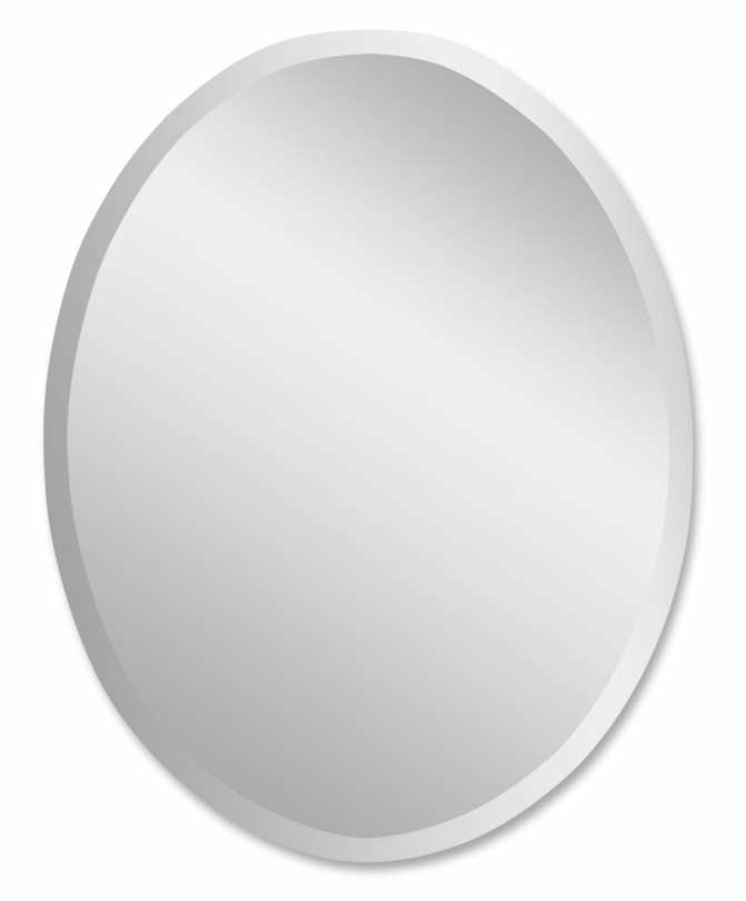 Frameless Vanity Oval Mirror