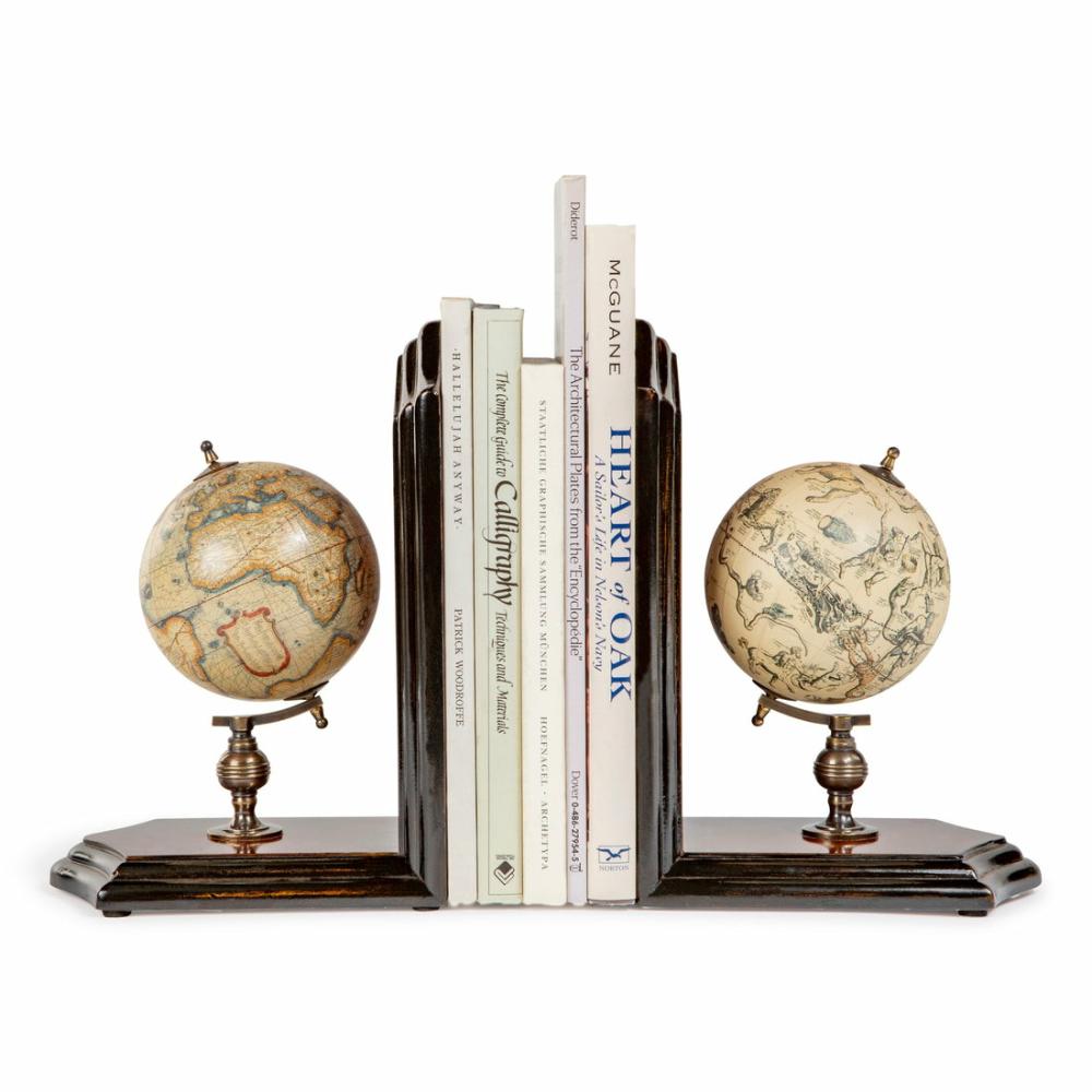 Globe Bookends