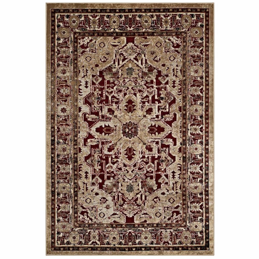 Grania Ornate Vintage Floral Turkish 5X8 Area Rug – R-1096A-58