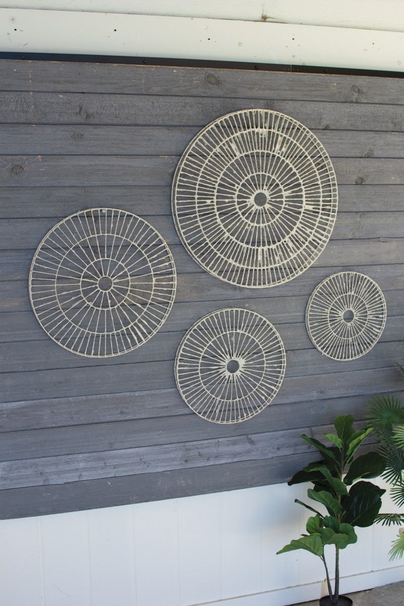 Hand Made Paper Discs Wall Art