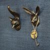 Hare Wall Hook – Cast Iron – Set Of 3