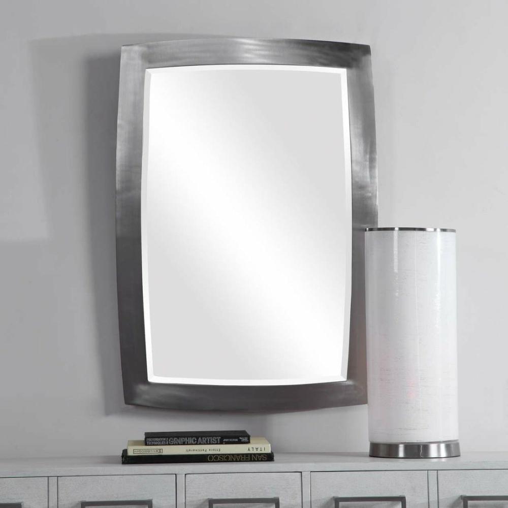 Haskill Brushed Nickel Mirror