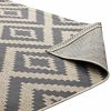 Jagged Geometric Diamond Trellis 9X12 Indoor And Outdoor Area Rug – R-1135-912