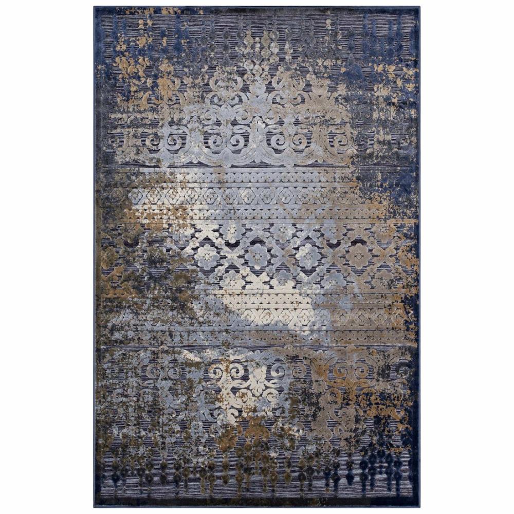 Kalene Distressed Vintage Turkish 5X8 Area Rug – R-1098-58