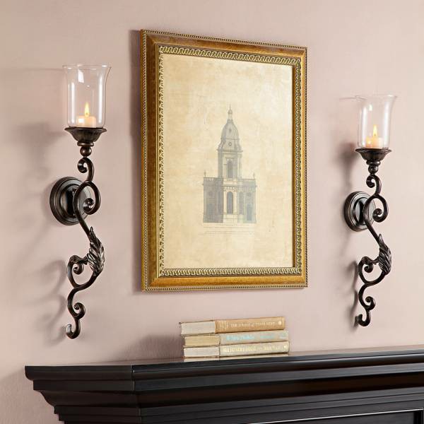 Leaf And Scroll Wall Sconce