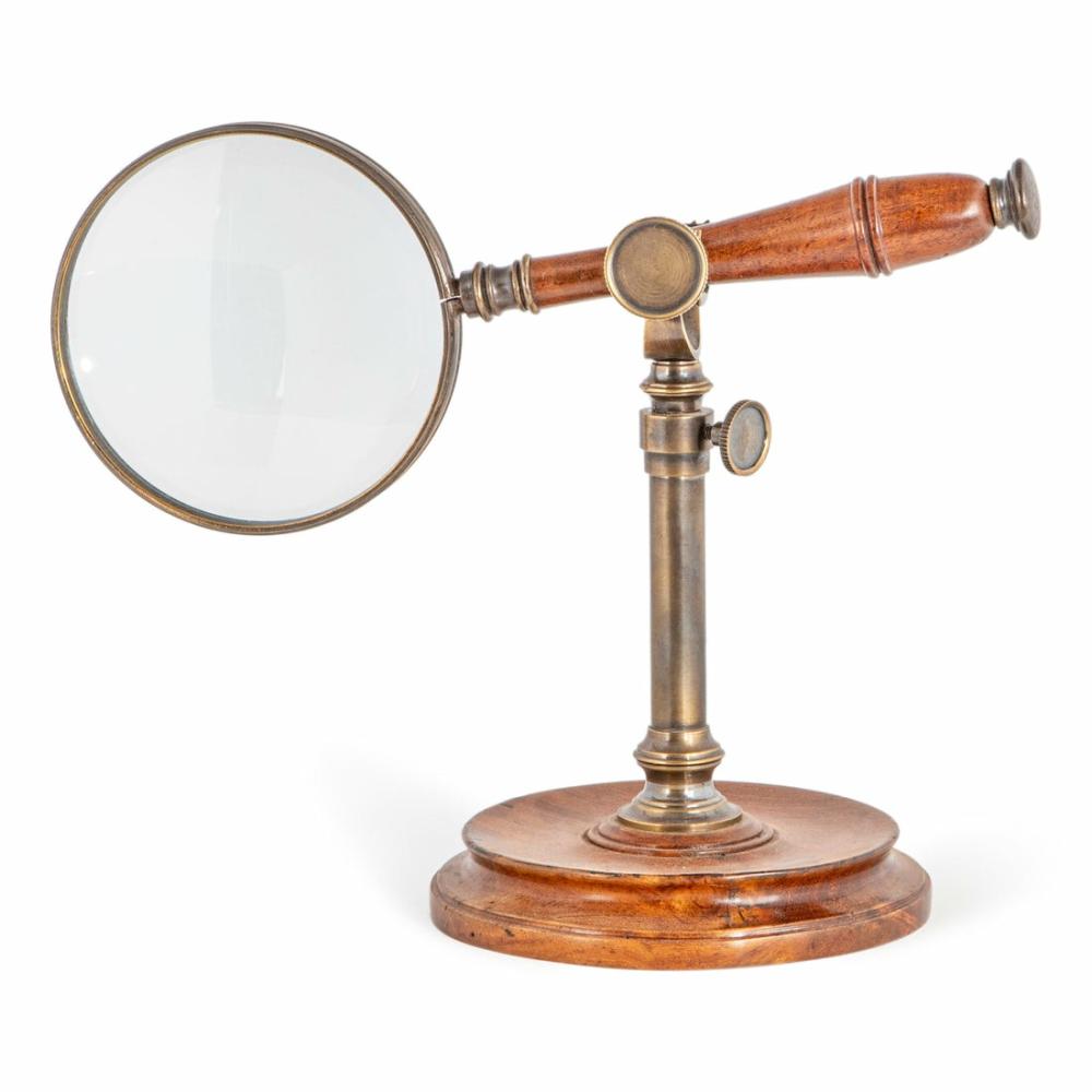 Magnifying Glass With Stand, Brnzd