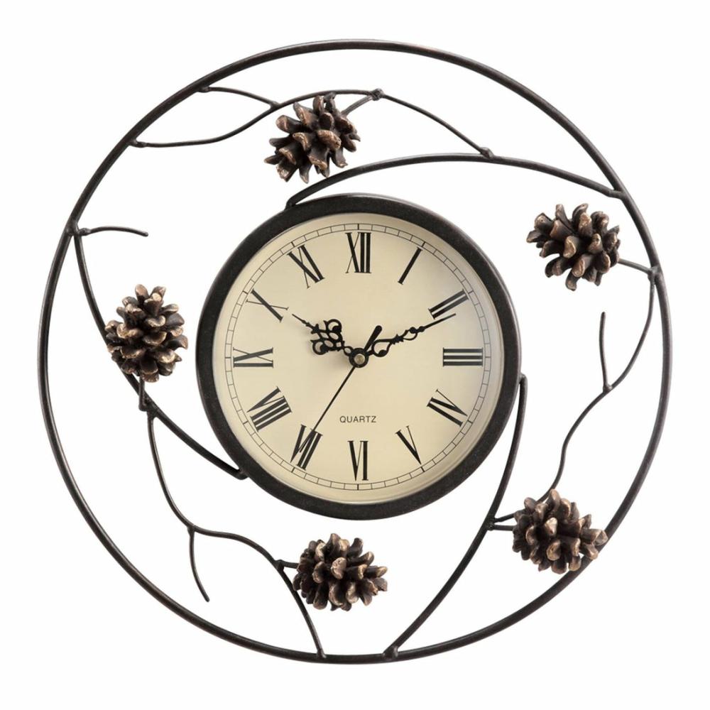 Pinecone Wall Clock