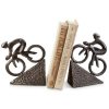 Racing Bicyclist Bookends