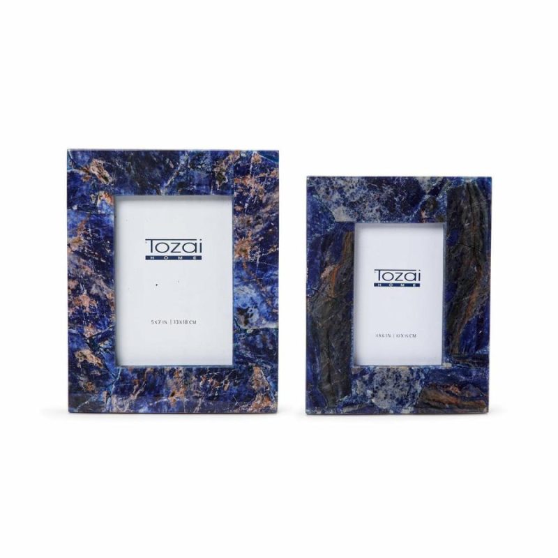 Sodalite Photo Frame Set Of 4