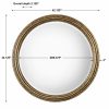 Spera Round Gold Mirror