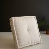 Square Boucle Floor Cushion – Pearl