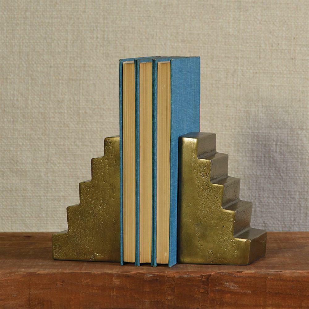 Stair Bookends – Brass