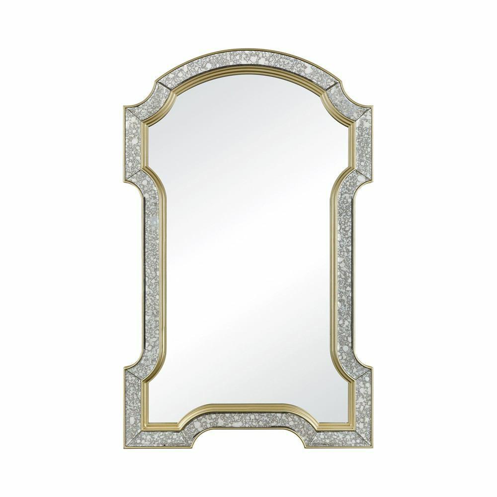 Sterling Industries Val-De-Grace Antiqued Glass 50″ Wall Mirror