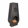 Suns Fire Steel Outdoor Fireplace