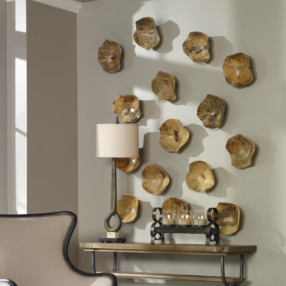 Tamarine Wood Wall Art S/3