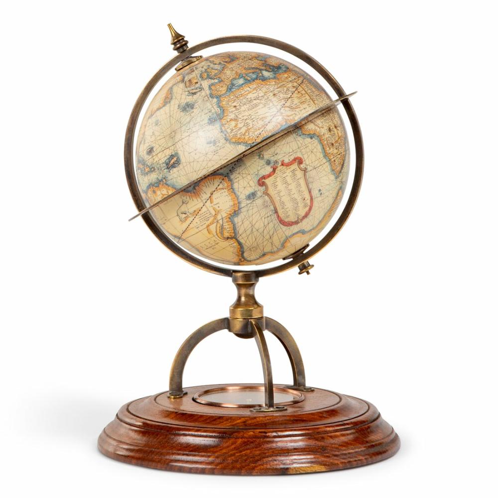 Terrestrial Globe With Compass