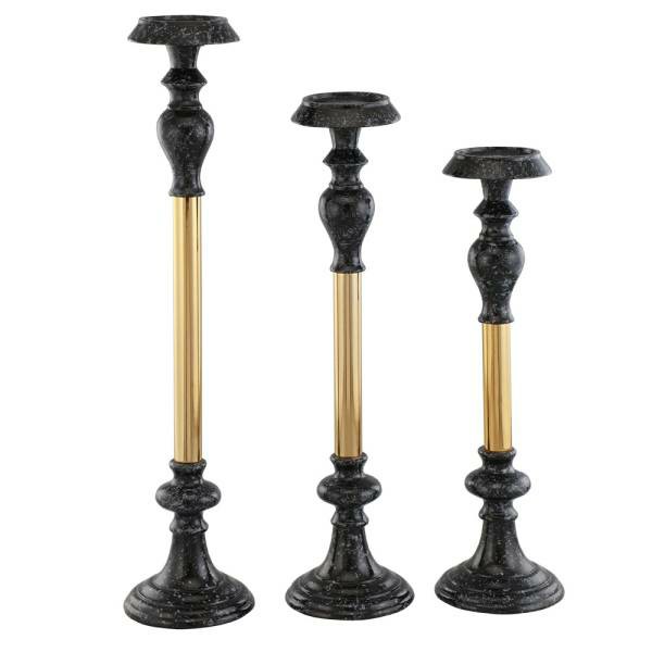 Two Toned Pillar Candleholders