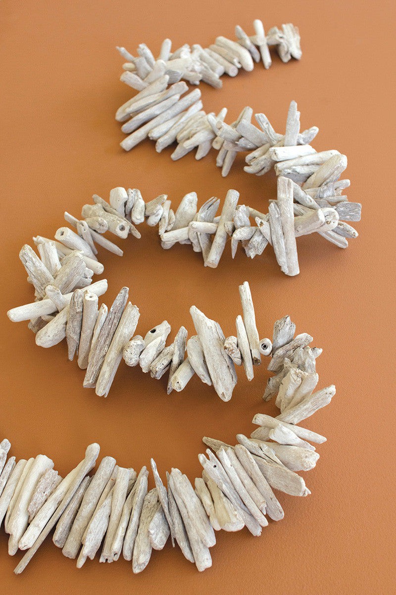 White-Washed Driftwood Garland (Min 2)