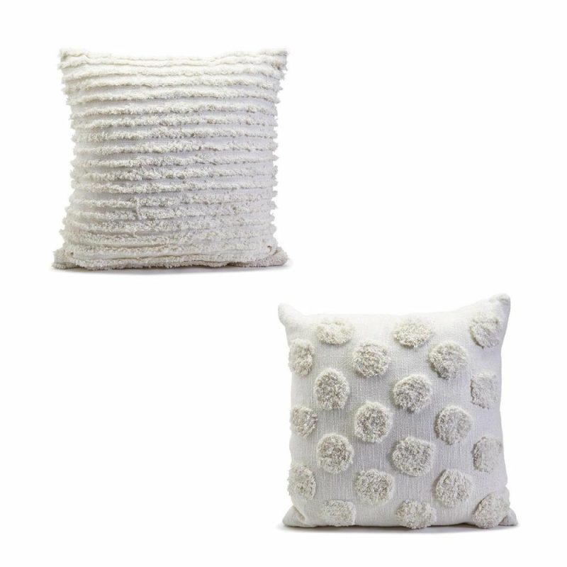 Woven Pillows Assorted 2 Patterns Set Of 4