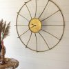 Antique Brass Wall Clock