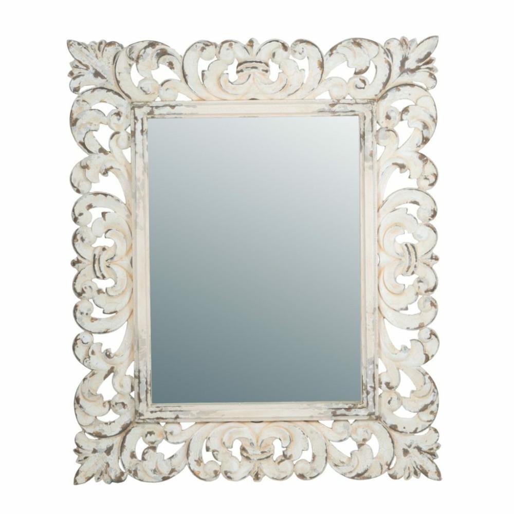 Antique White Mirror