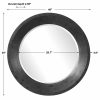 Frazier Round Industrial Mirror