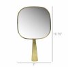 Monroe Hand Mirror, Brass