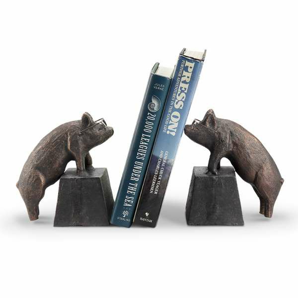 Nearsighted Pigs Bookends Pr