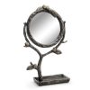 Pinecone And Branch Vanity Mirror